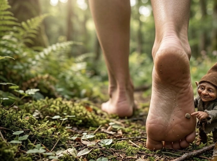 Feet with separated toes