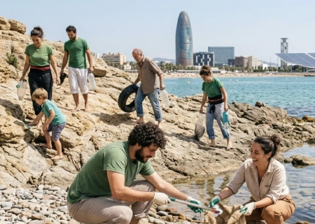 Barefoot community together