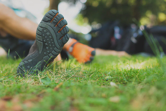Barfußschuhe mit fünf Zehen