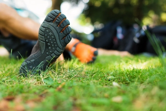 Barfußschuhe mit fünf Zehen