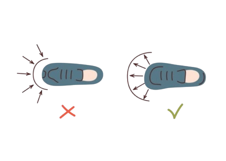 Breite Zehenbox